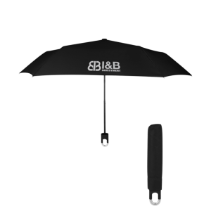 38" Arc Clipper Compact Telescopic Umbrella
